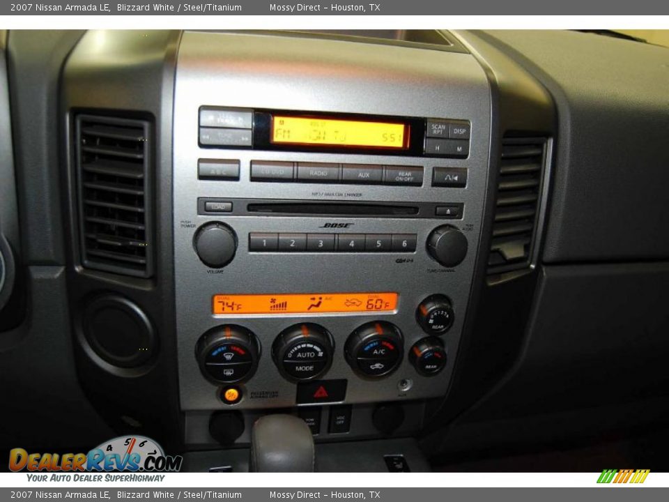 2007 Nissan Armada LE Blizzard White / Steel/Titanium Photo #30