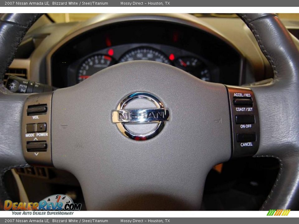 2007 Nissan Armada LE Blizzard White / Steel/Titanium Photo #31
