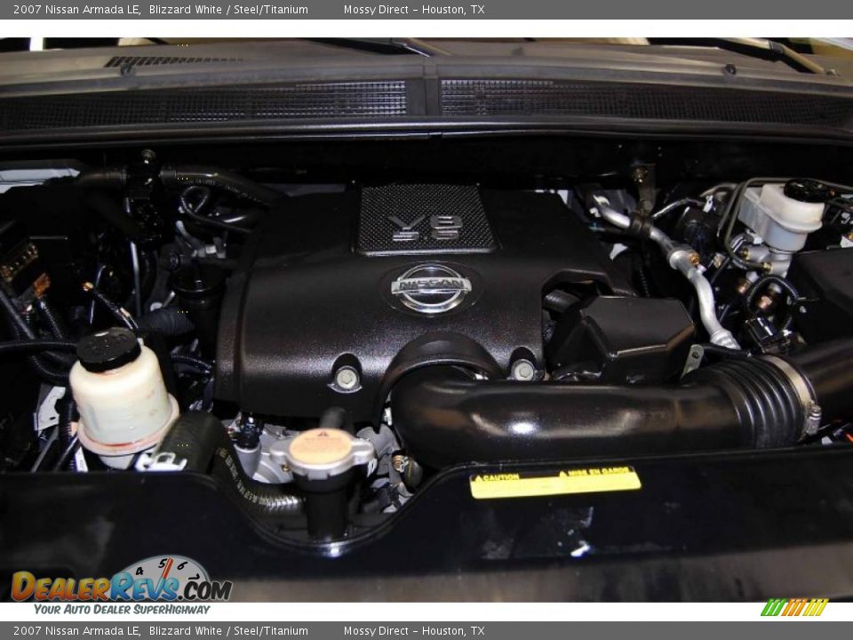 2007 Nissan Armada LE Blizzard White / Steel/Titanium Photo #34