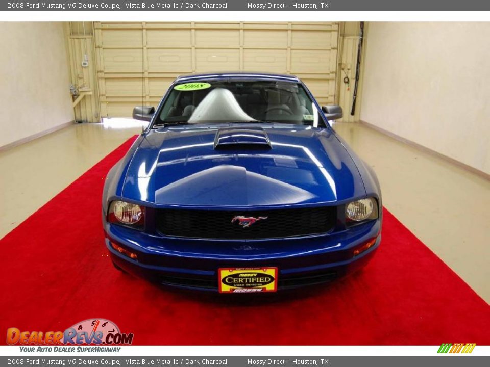 2008 Ford Mustang V6 Deluxe Coupe Vista Blue Metallic / Dark Charcoal Photo #2