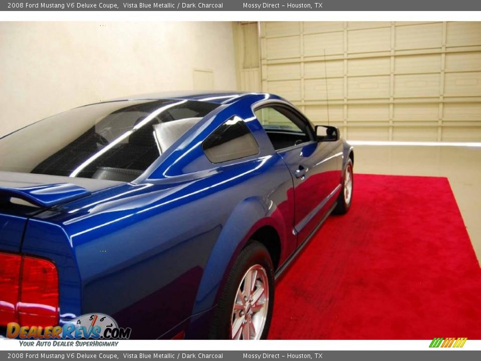 2008 Ford Mustang V6 Deluxe Coupe Vista Blue Metallic / Dark Charcoal Photo #7