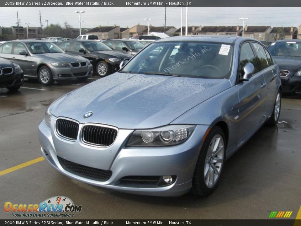 2009 BMW 3 Series 328i Sedan Blue Water Metallic / Black Photo #1