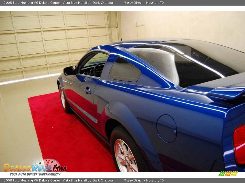 2008 Ford Mustang V6 Deluxe Coupe Vista Blue Metallic / Dark Charcoal Photo #9
