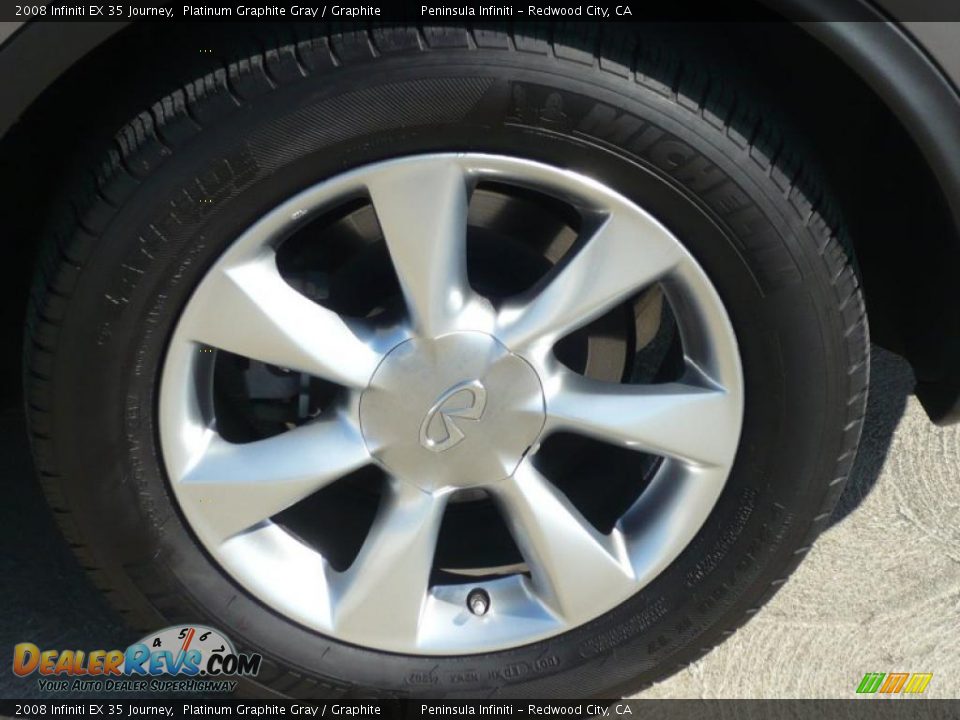 2008 Infiniti EX 35 Journey Platinum Graphite Gray / Graphite Photo #9