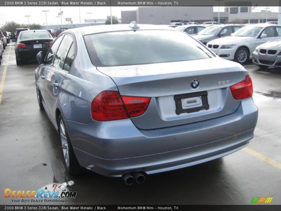 2009 BMW 3 Series 328i Sedan Blue Water Metallic / Black Photo #4