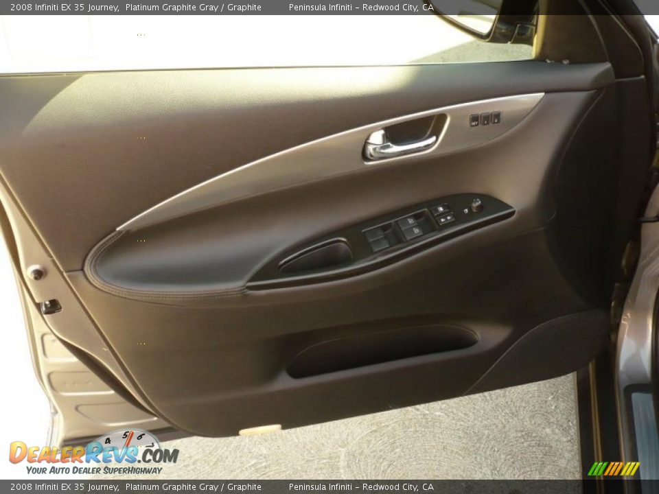 2008 Infiniti EX 35 Journey Platinum Graphite Gray / Graphite Photo #12
