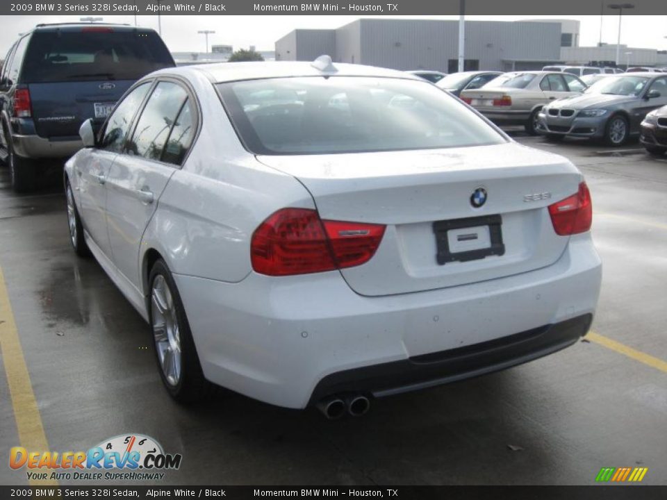 2009 BMW 3 Series 328i Sedan Alpine White / Black Photo #4