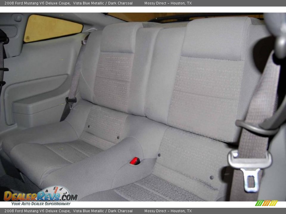 2008 Ford Mustang V6 Deluxe Coupe Vista Blue Metallic / Dark Charcoal Photo #19