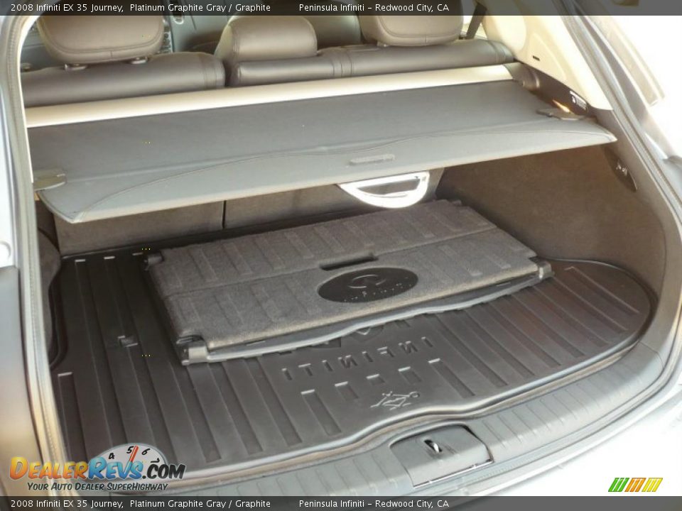 2008 Infiniti EX 35 Journey Platinum Graphite Gray / Graphite Photo #16