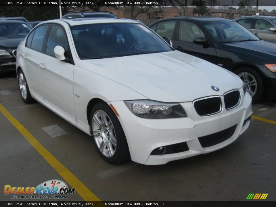2009 BMW 3 Series 328i Sedan Alpine White / Black Photo #6