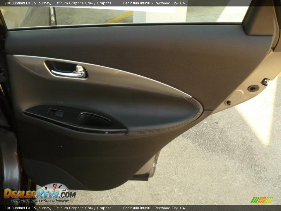 2008 Infiniti EX 35 Journey Platinum Graphite Gray / Graphite Photo #17