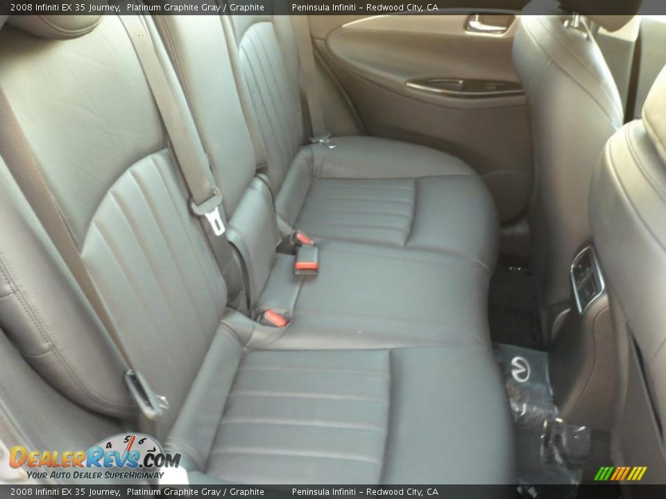 2008 Infiniti EX 35 Journey Platinum Graphite Gray / Graphite Photo #18