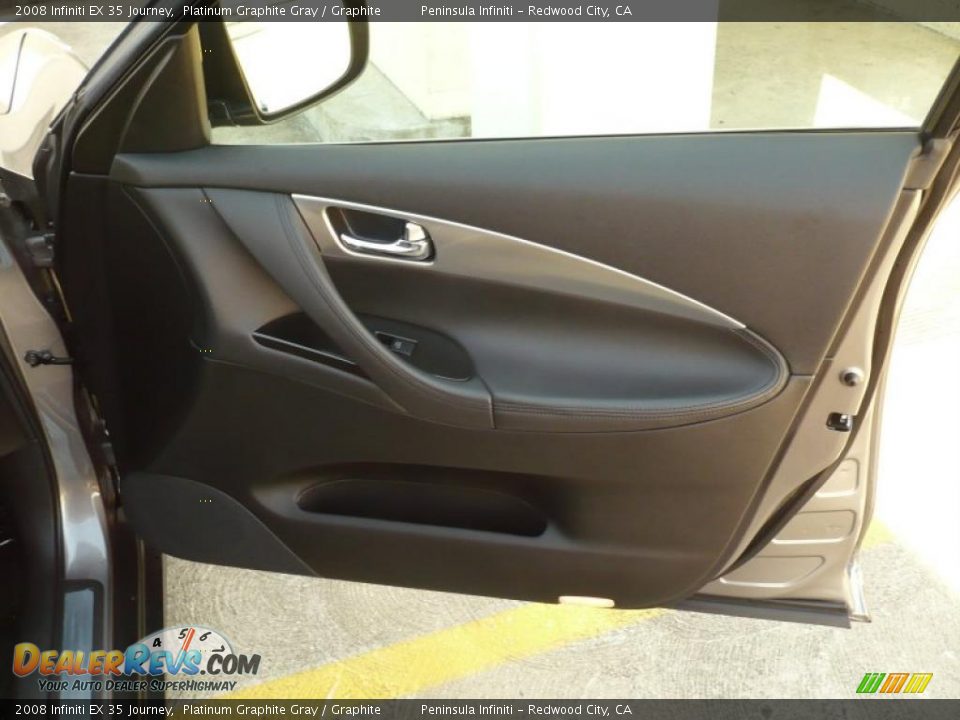 2008 Infiniti EX 35 Journey Platinum Graphite Gray / Graphite Photo #19