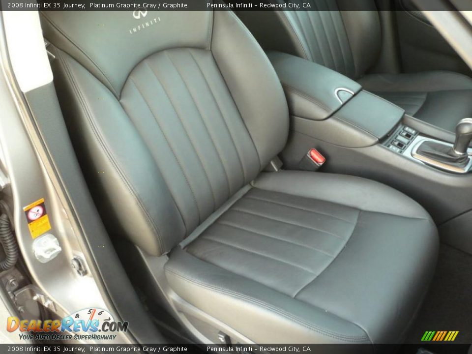 2008 Infiniti EX 35 Journey Platinum Graphite Gray / Graphite Photo #20