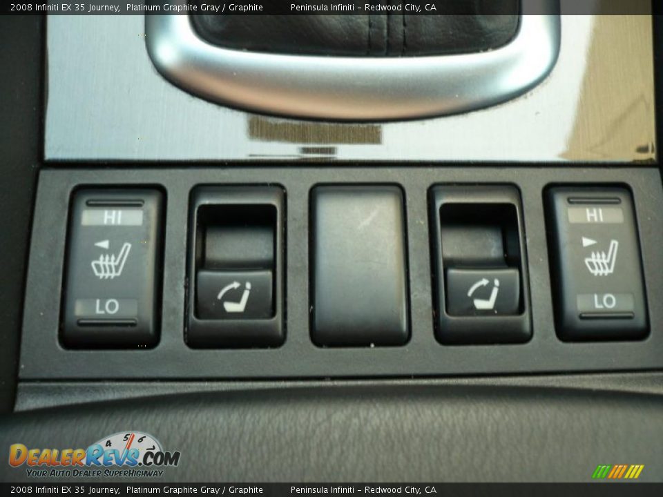 2008 Infiniti EX 35 Journey Platinum Graphite Gray / Graphite Photo #22
