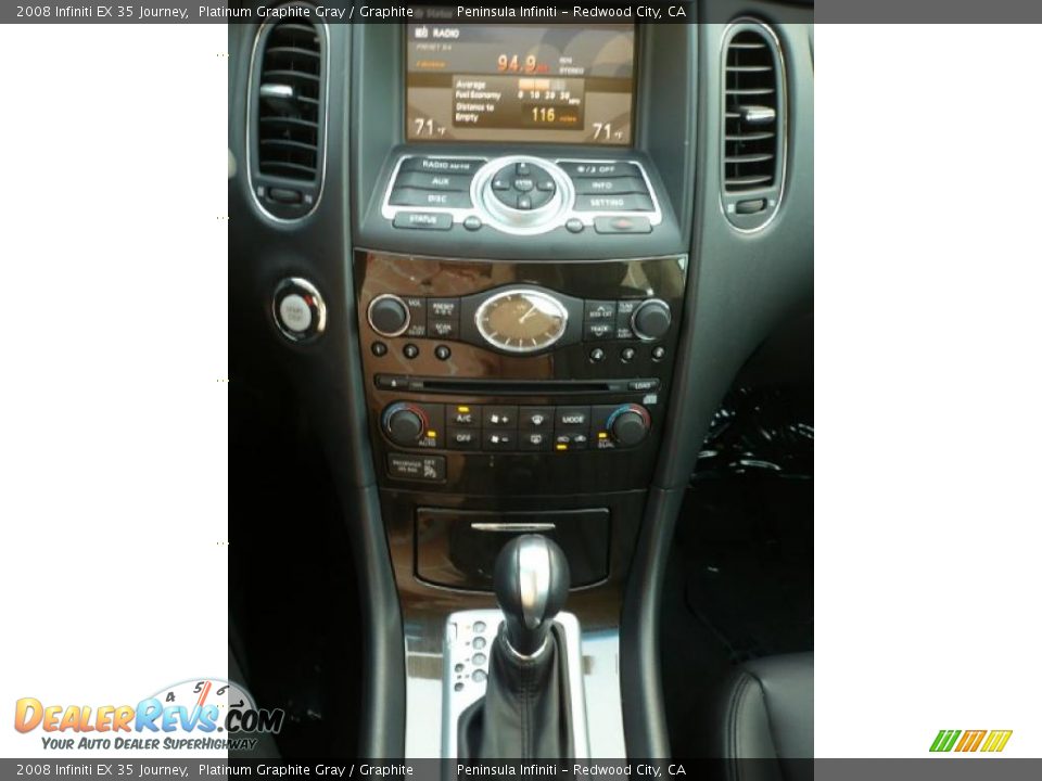 2008 Infiniti EX 35 Journey Platinum Graphite Gray / Graphite Photo #24