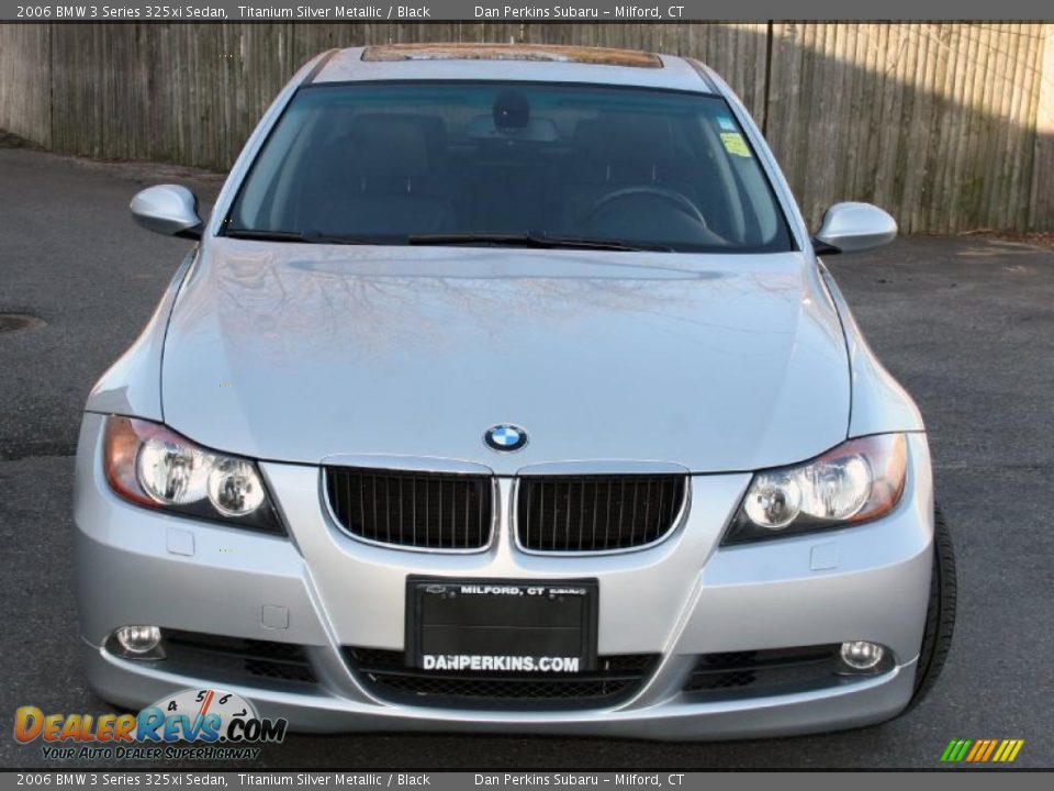 2006 BMW 3 Series 325xi Sedan Titanium Silver Metallic / Black Photo #2