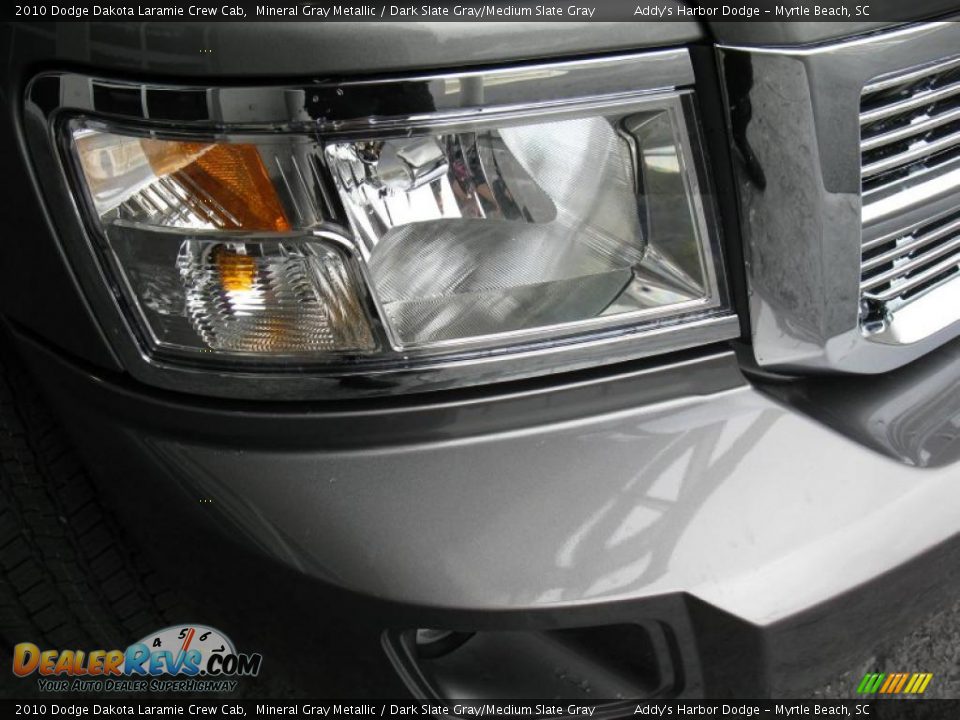 2010 Dodge Dakota Laramie Crew Cab Mineral Gray Metallic / Dark Slate Gray/Medium Slate Gray Photo #6