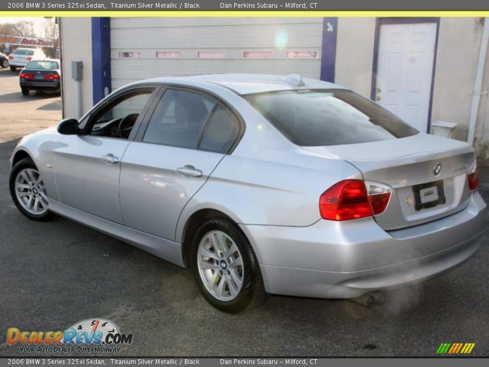 2006 BMW 3 Series 325xi Sedan Titanium Silver Metallic / Black Photo #8
