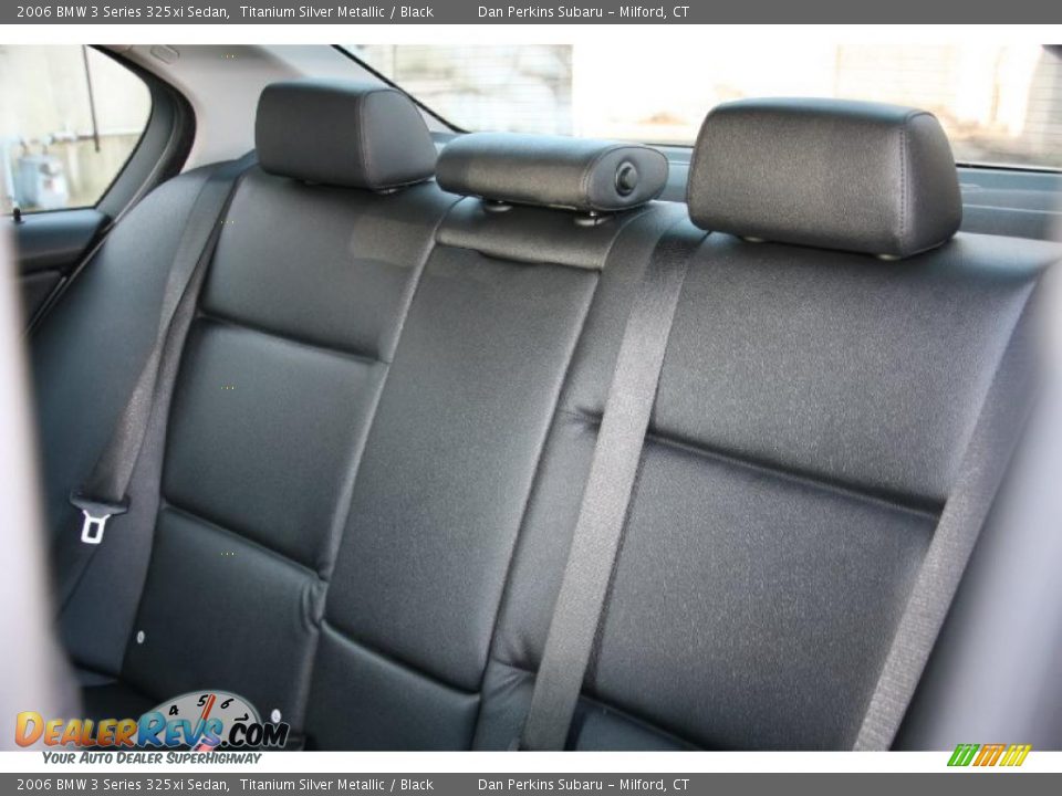 2006 BMW 3 Series 325xi Sedan Titanium Silver Metallic / Black Photo #12