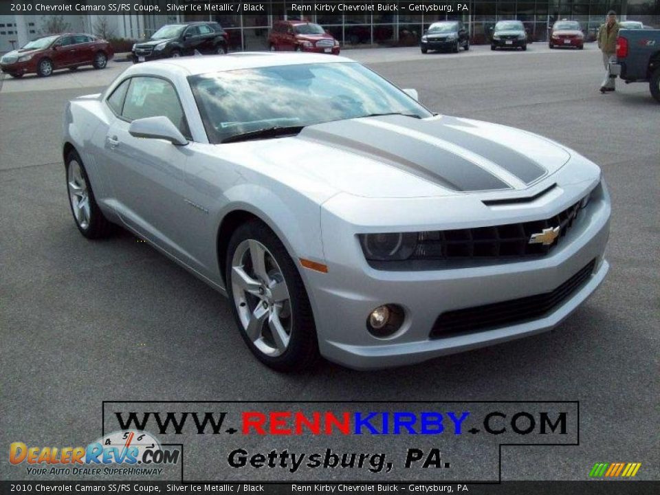 2010 Chevrolet Camaro SS/RS Coupe Silver Ice Metallic / Black Photo #1