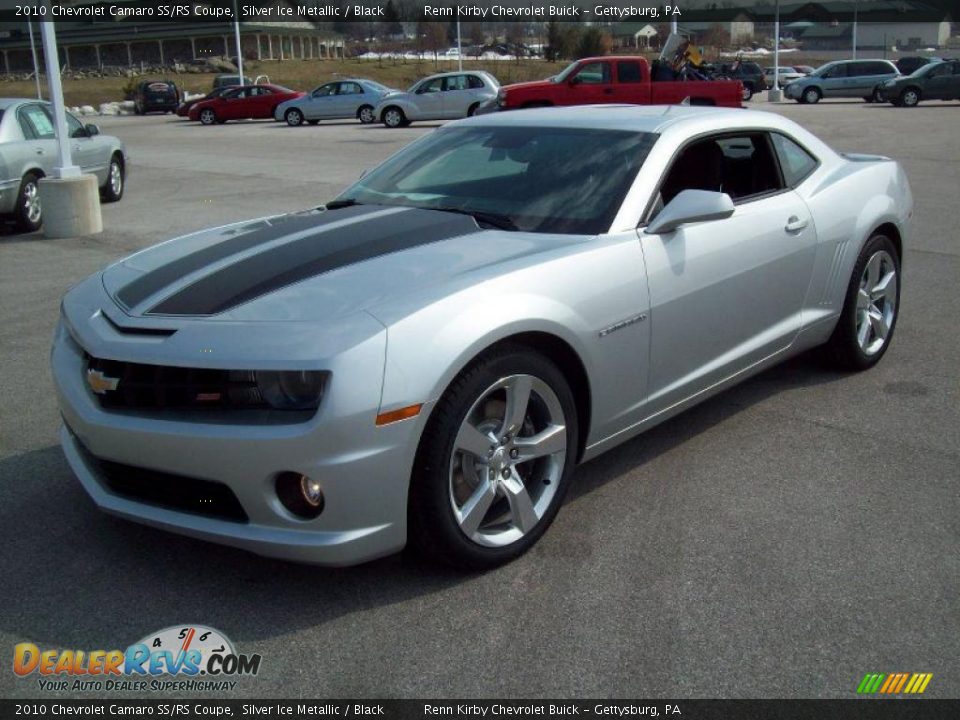 2010 Chevrolet Camaro SS/RS Coupe Silver Ice Metallic / Black Photo #2