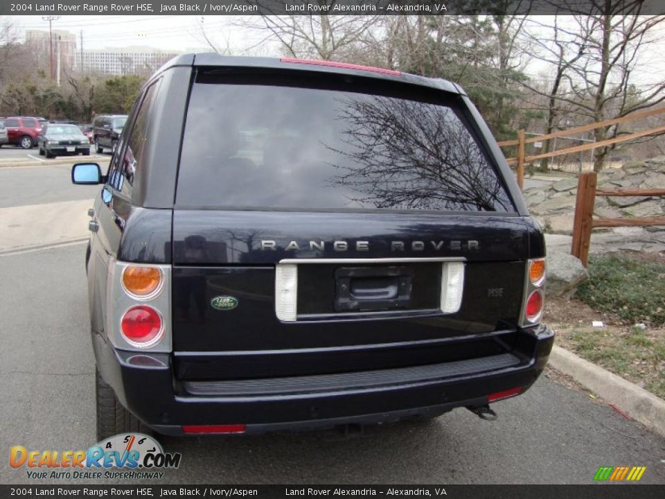 2004 Land Rover Range Rover HSE Java Black / Ivory/Aspen Photo #4