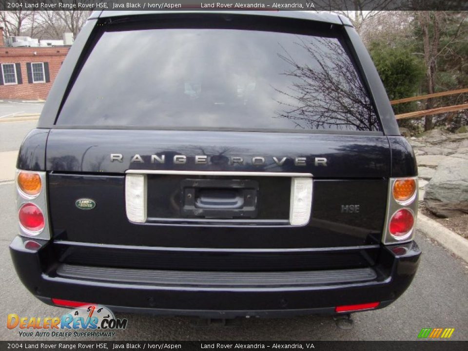 2004 Land Rover Range Rover HSE Java Black / Ivory/Aspen Photo #5