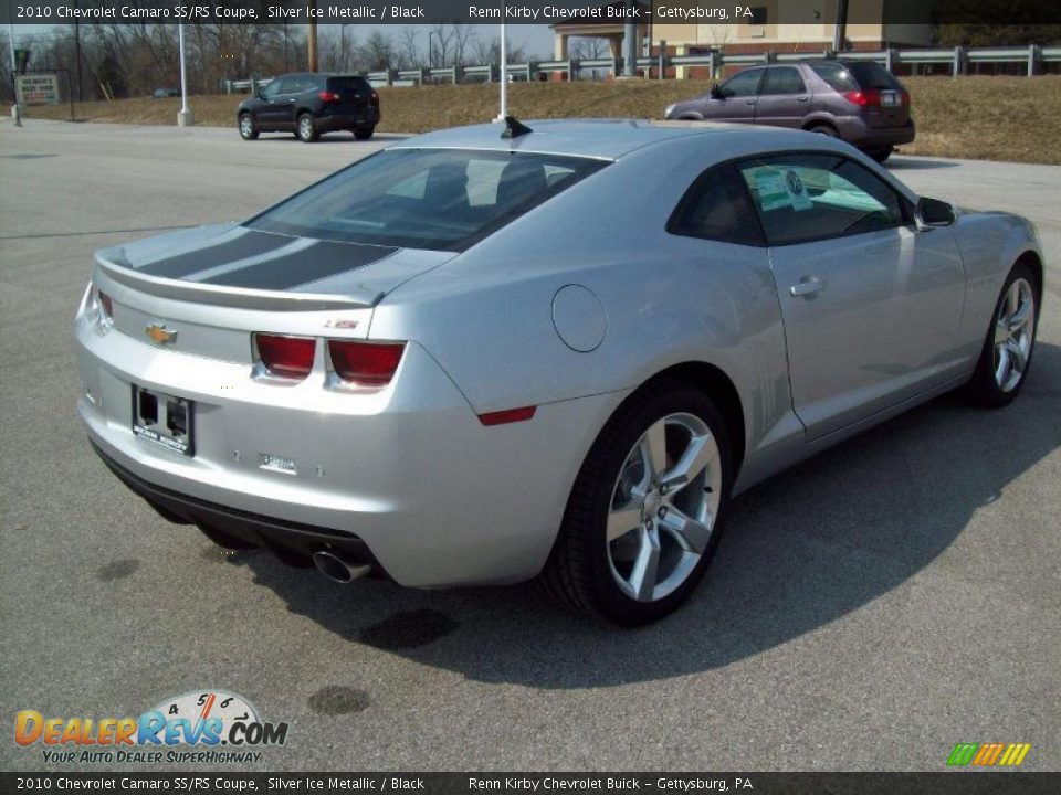 2010 Chevrolet Camaro SS/RS Coupe Silver Ice Metallic / Black Photo #3