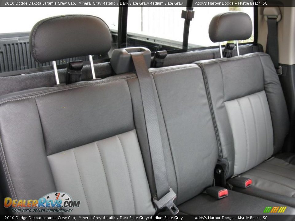 2010 Dodge Dakota Laramie Crew Cab Mineral Gray Metallic / Dark Slate Gray/Medium Slate Gray Photo #19