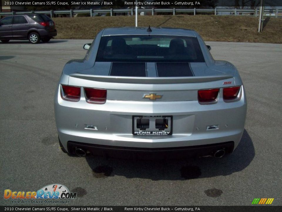 2010 Chevrolet Camaro SS/RS Coupe Silver Ice Metallic / Black Photo #7