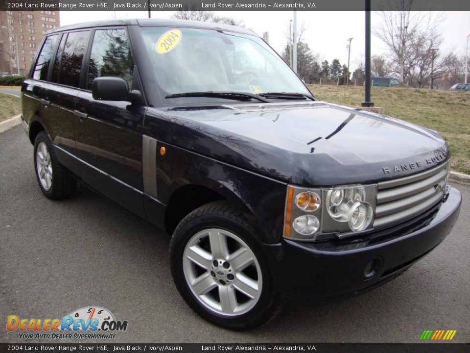 2004 Land Rover Range Rover HSE Java Black / Ivory/Aspen Photo #9