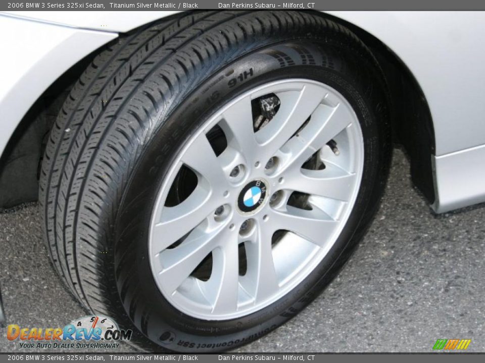 2006 BMW 3 Series 325xi Sedan Titanium Silver Metallic / Black Photo #21