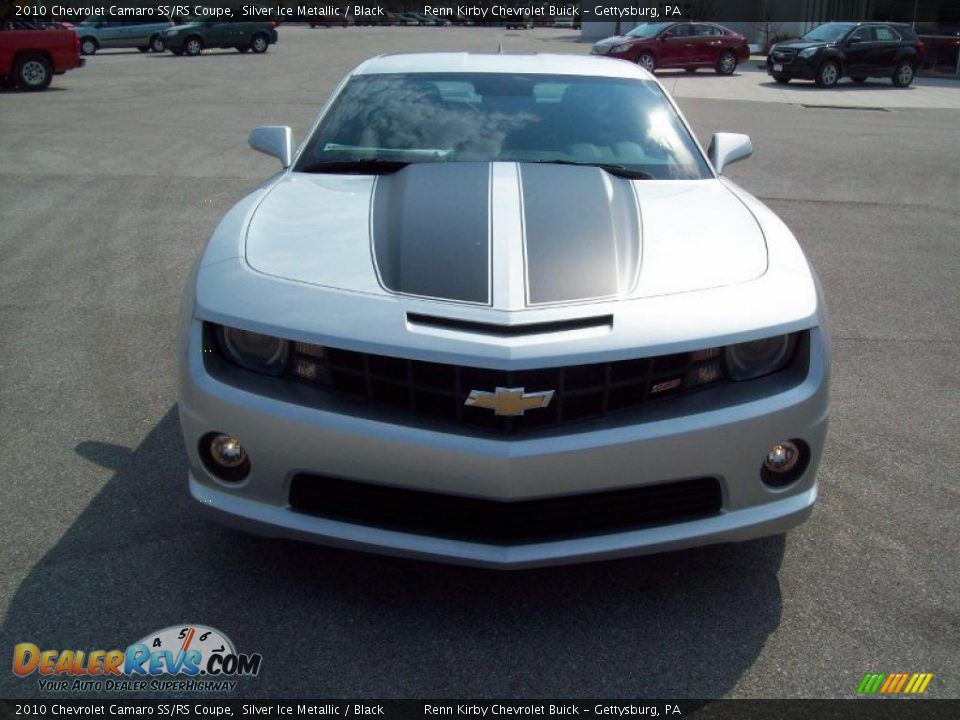 2010 Chevrolet Camaro SS/RS Coupe Silver Ice Metallic / Black Photo #10