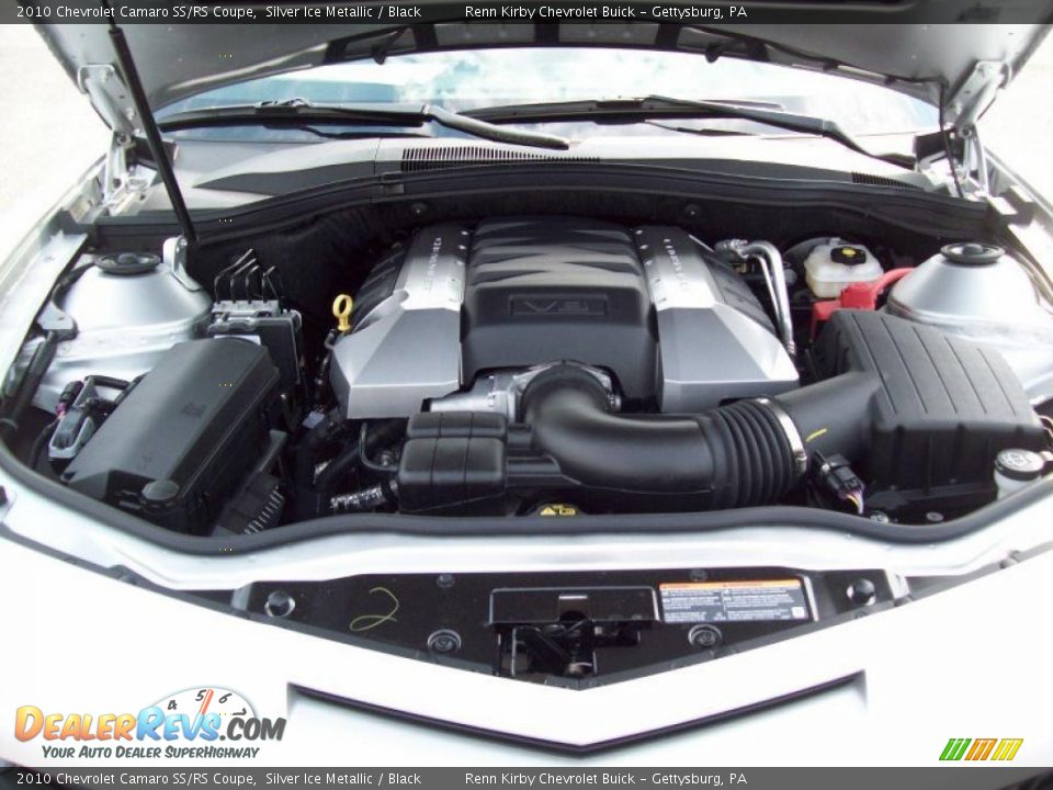 2010 Chevrolet Camaro SS/RS Coupe Silver Ice Metallic / Black Photo #11