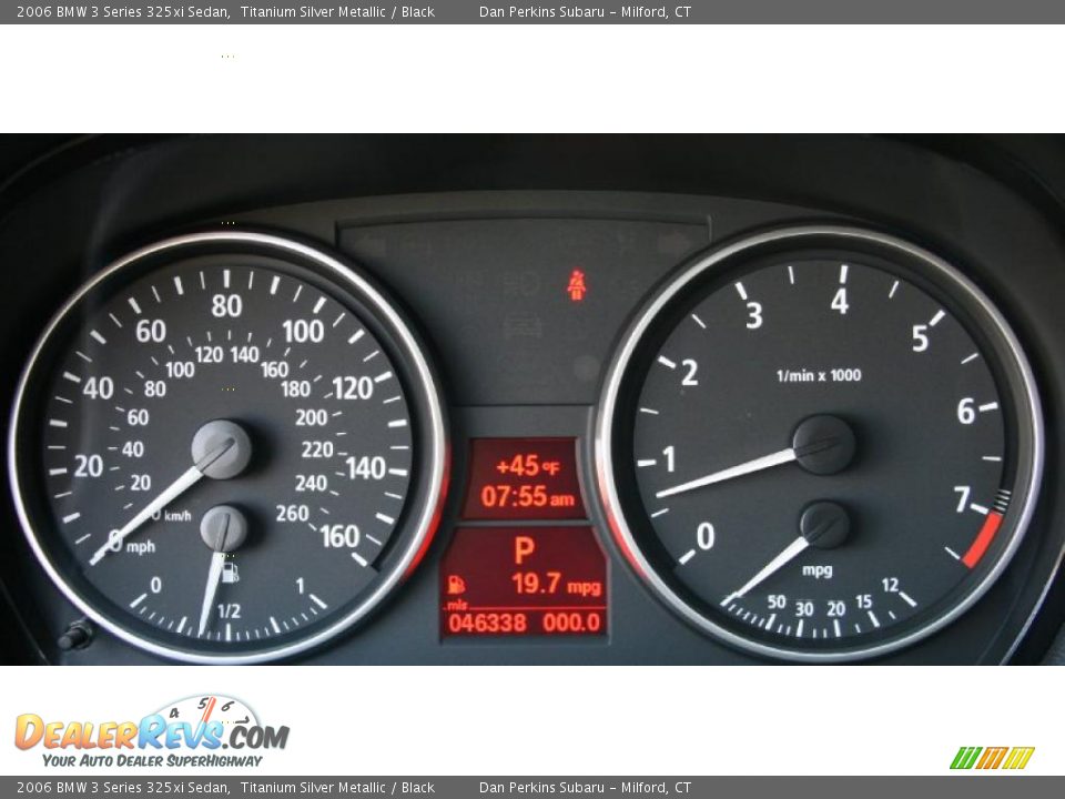 2006 BMW 3 Series 325xi Sedan Titanium Silver Metallic / Black Photo #24