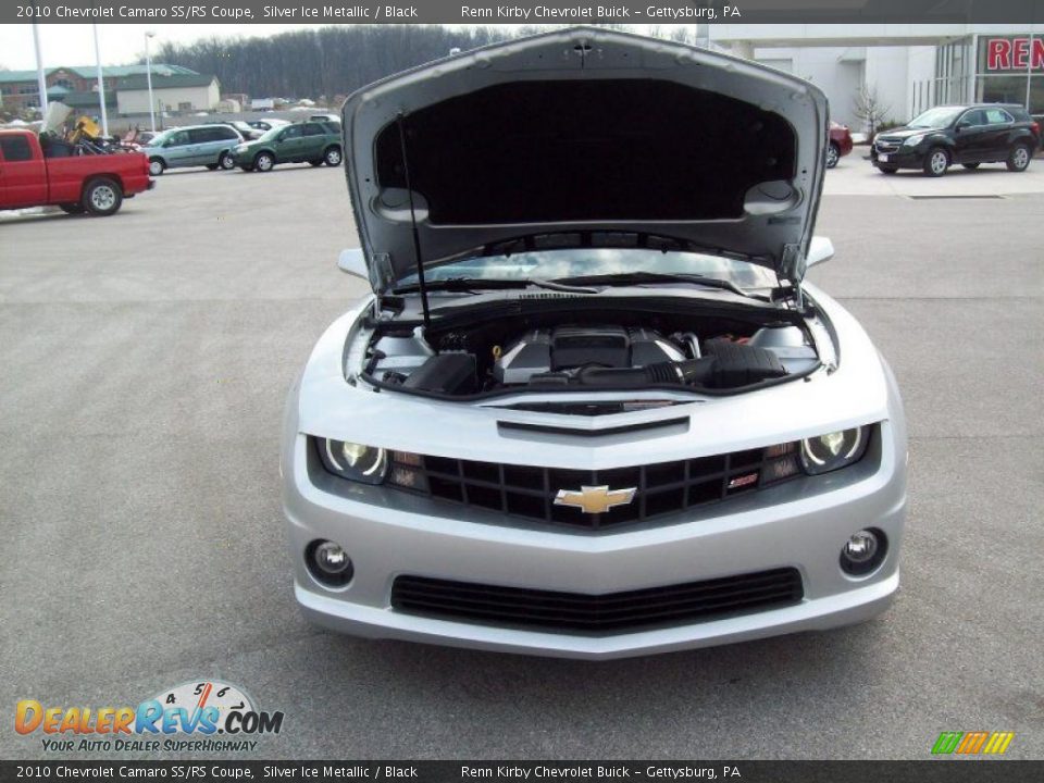 2010 Chevrolet Camaro SS/RS Coupe Silver Ice Metallic / Black Photo #12