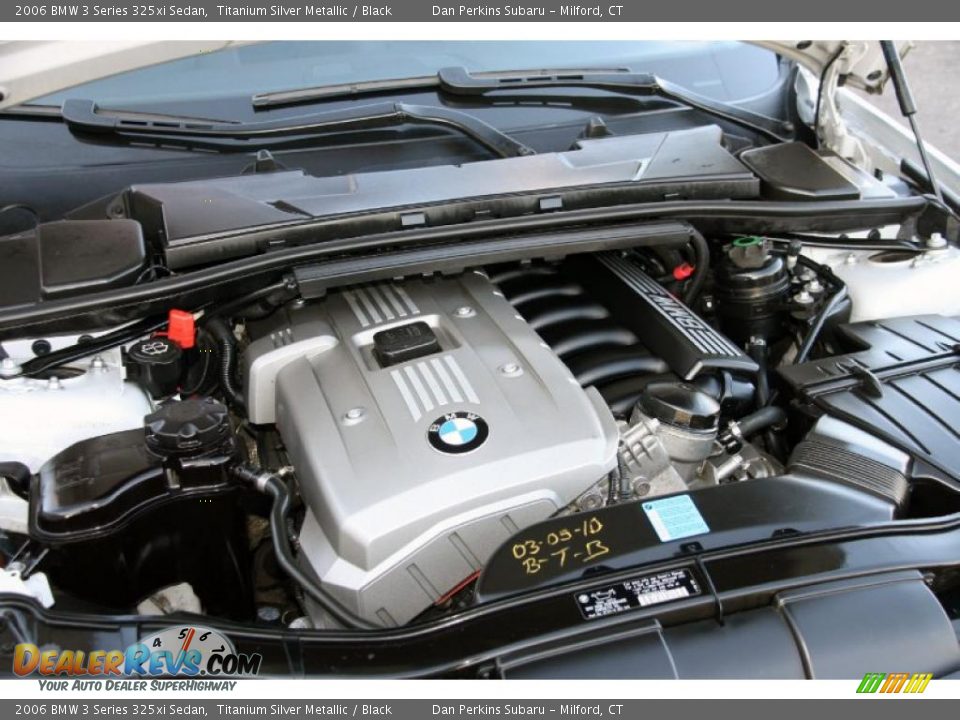 2006 BMW 3 Series 325xi Sedan Titanium Silver Metallic / Black Photo #25