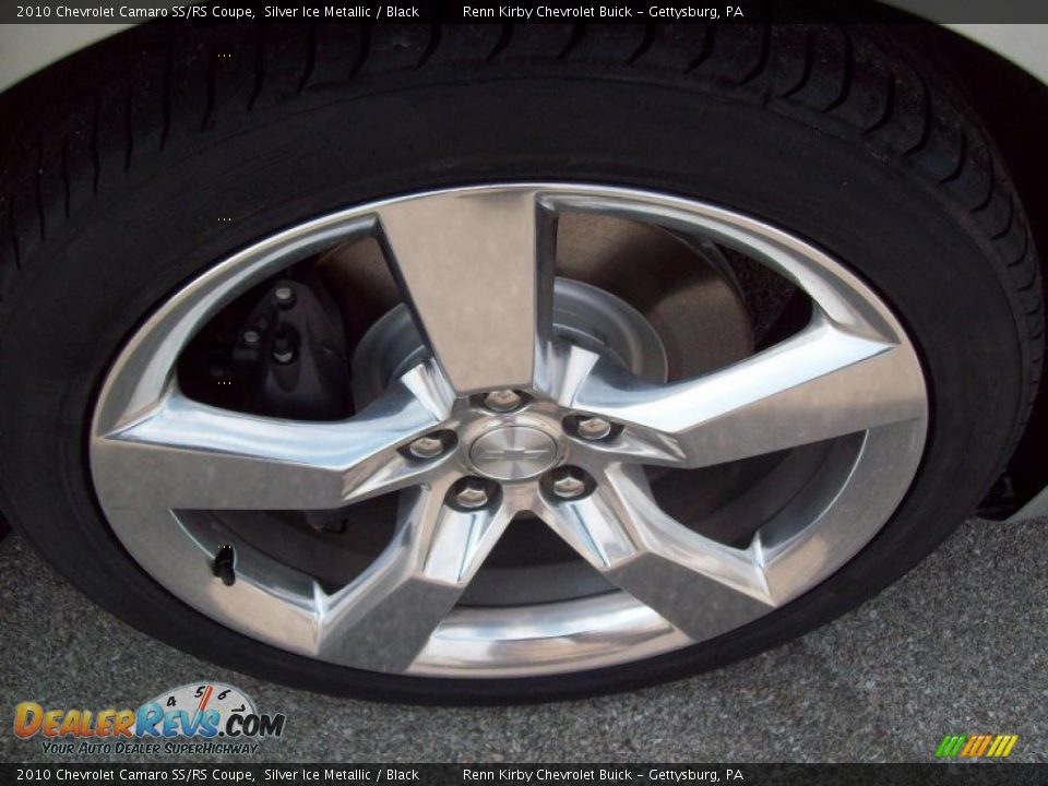 2010 Chevrolet Camaro SS/RS Coupe Silver Ice Metallic / Black Photo #13