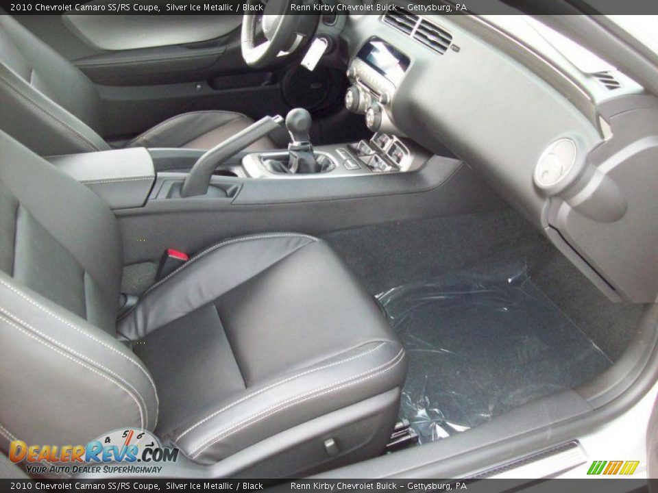 2010 Chevrolet Camaro SS/RS Coupe Silver Ice Metallic / Black Photo #14