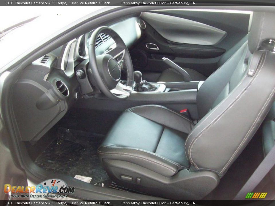 2010 Chevrolet Camaro SS/RS Coupe Silver Ice Metallic / Black Photo #16