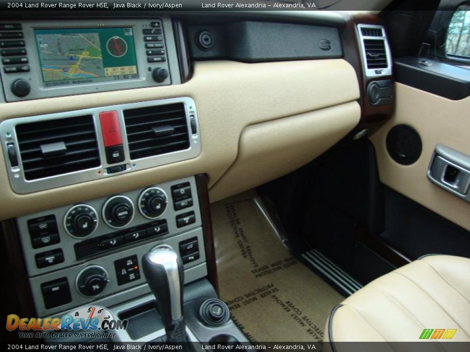 2004 Land Rover Range Rover HSE Java Black / Ivory/Aspen Photo #17