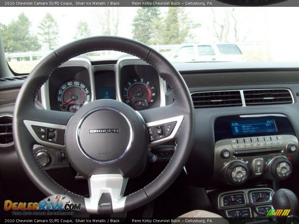 2010 Chevrolet Camaro SS/RS Coupe Silver Ice Metallic / Black Photo #18