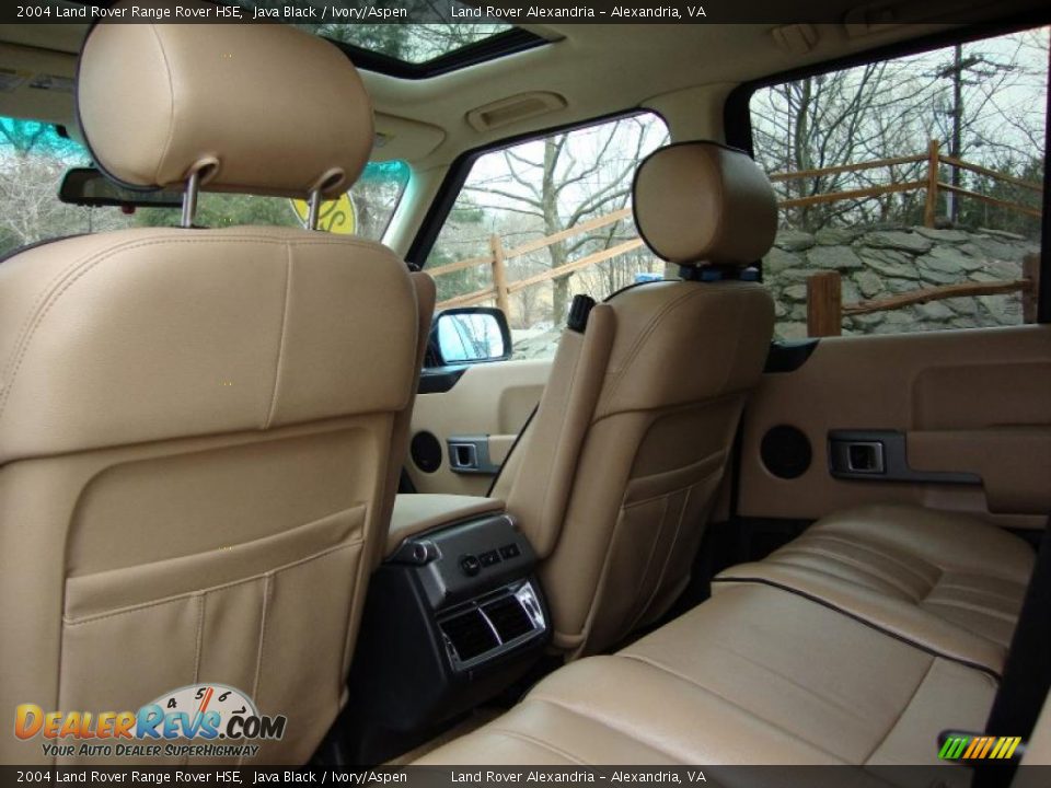 2004 Land Rover Range Rover HSE Java Black / Ivory/Aspen Photo #19