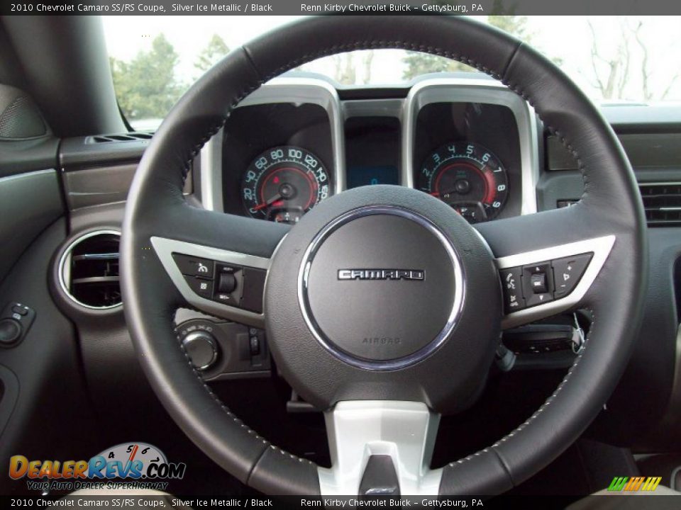 2010 Chevrolet Camaro SS/RS Coupe Silver Ice Metallic / Black Photo #19