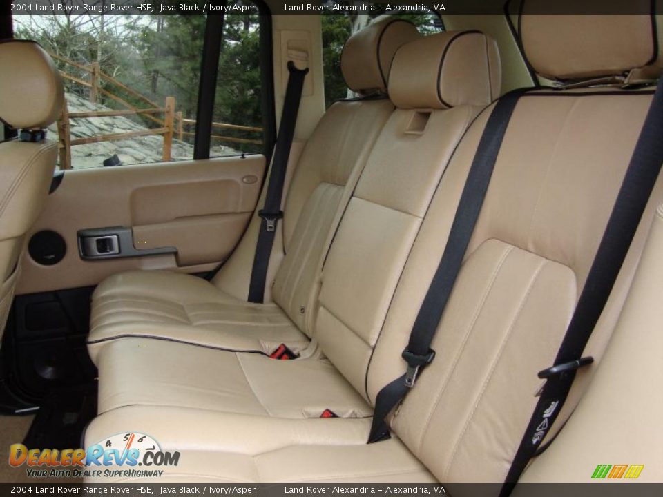 2004 Land Rover Range Rover HSE Java Black / Ivory/Aspen Photo #20