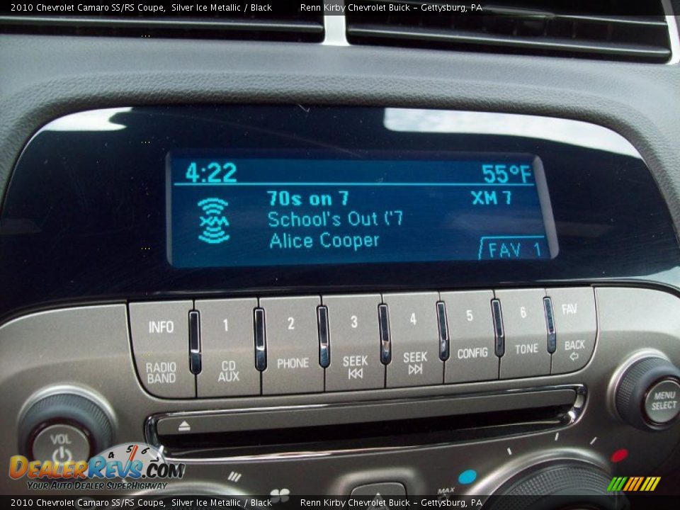 2010 Chevrolet Camaro SS/RS Coupe Silver Ice Metallic / Black Photo #21