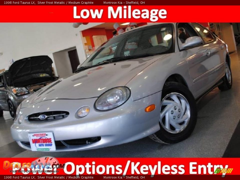 1998 Ford Taurus LX Silver Frost Metallic / Medium Graphite Photo #1