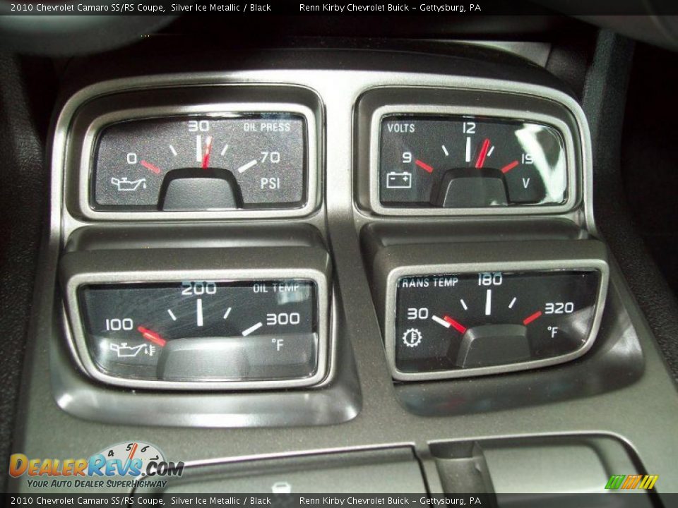 2010 Chevrolet Camaro SS/RS Coupe Silver Ice Metallic / Black Photo #23