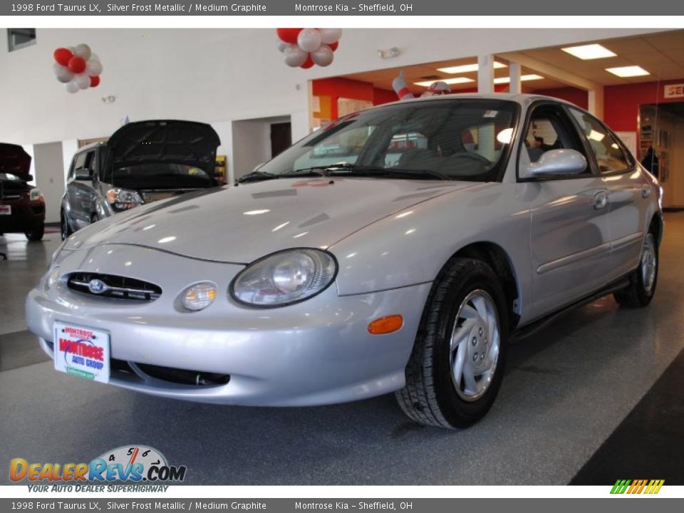 1998 Ford Taurus LX Silver Frost Metallic / Medium Graphite Photo #3